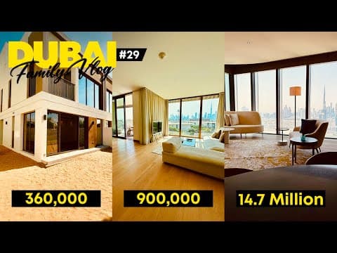 Inside 3 Dubai Properties: From AED 360K Rent to AED 14.7M Purchase – Full Tours